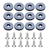 TXErfolg Teflongleiter zum Schrauben 32 Stück Bodengleiter Ø 22 mm (Rund...