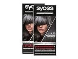 Syoss Color Haarfarbe 4_15 Metallisches Chrom (2x 115 ml), permanente...