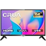 CRUA VIDAA Smart TV,24 Zoll (60 cm) TV,1366x768 HD TV,LED TV mit...
