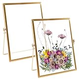 2 Stücke Bilderrahmen Glasrahmen für Gepresste Blumen, 15 X 20 cm...
