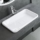 Mai & Mai Waschbecken mineralguss Einbauwaschbecken ca. 53x33x10,5 cm...