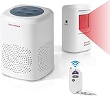 S SELDORAUK Hund Barking Alarm Bewegungsmelder-Pir drahtloser menschlicher...