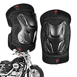 Knieprotektor I Schwarz I Motocross Enduro Motorrad I Motorrad Knieschoner...