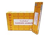 Goloka Nag Champa Räucherstäbchen, 16 Grms x 12 Schachteln , 12 Stück...