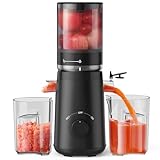 TUUMIIST Entsafter‚ Slow Juicer mit 135MM Extra Großem Einfüllschacht,...