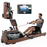 JOROTO Rudergerät für Zuhause, Holz Wasser Rudergerät Klappbar |...