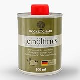 Rocketchair Leinölfirnis – 100% reines Premium Holzöl Made in Germany...
