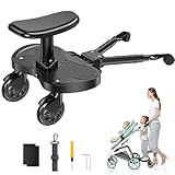 Buggy Board mit Sitz, Trittbrett für Kinderwagen Universal für Kinder von...