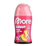 MORE Zerup, Peach Iced Tea, 65 ml, für bis zu 8 l Fertiggetränk,...