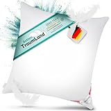 Bach's Betten Welt Daunenkissen 5 Sterne Hotel Kissen 80x80 cm Canada 85%...