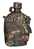 Mil-Tec Unisex – Erwachsene Flasche-14505021 Flasche, Flecktarn,...