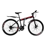 ERnonde 26 Zoll Mountainbike Klappbar Fahrrad MTB 21 Gang Citybike Faltbare...