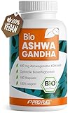 𝗕𝗜𝗢 Ashwagandha Kapseln 180x mit KSM-66 Bio-Ashwagandha - 600 mg...
