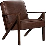 Yaheetech Loungesessel Sessel Vintage Relaxsessel Kunstleder mit...