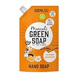 Marcel's Green Soap - Handseife Nachfüllpack Orange & Jasmin - Spender...