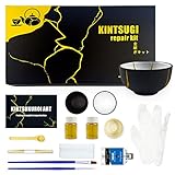 LAMXIN Kintsugi Set Gold, Kintsugi Reparieren Sie Ihre Cherish Keramik mit...