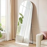 SONGMICS Ganzkörperspiegel, 160 x 50 cm, gewölbter Standspiegel, Rahmen...