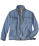 ATLAS FOR MEN - Stilechte Jeansjacke Herren - Herren Jeans Jacke - Denim...