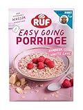 RUF Porridge Himbeer White Choc, Instant Haferbrei mit Himbeer-Stückchen...