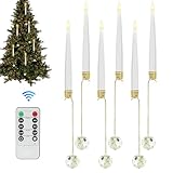 Lichterkerzen für Weihnachtsbaum – elektrische Kerzen mit Fernbedienung...