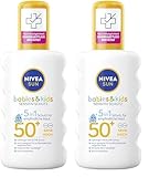 NIVEA SUN Babies & Kids Sensitiv Schutz Sonnenspray LSF 50+, extra...