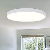 CBJKTX LED Deckenleuchte Flach Deckenlampe - Weiß 17W Wohnzimmerlampe IP44...