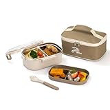 Lille Home Bento Lunchbox für Erwachsene, 920ml Edelstahl-Thermal...