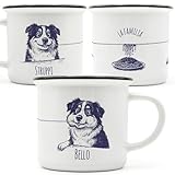 Hunde Australien Shepherd „La familia“ – Keramiktasse zum...