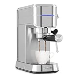 Klarstein Futura Espressomaschine, Siebträgermaschine mit 1450 Watt, 20...