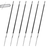 Kettensägenfeile, 6 Stück Kettensägefeilen, Kettensägenfeilenset, 5,2mm...