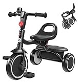 besrey Kleinkinder-Dreirad mit Klingel, Kinderdreirad Alter 18 Monate bis 5...