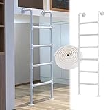 Industrielle Etagenbettleiter mit rutschfesten Pads – unterstützt 200 kg...