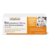 IBU-ratiopharm 400 mg akut Schmerztabletten: Der Allrounder bei Schmerzen...