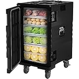 VEVOR Isolierter Thermobox Isolierbox Lebensmittelbehälterträger, 120 L...