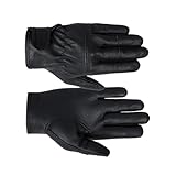 ZUJIABAO Strapazierfähige Lederhandschuhe, wärmeisoliert, verstellbarer...