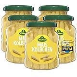 Maiskölbchen – Eingelegt – 110 g – 5er Pack – Knackige...