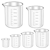 Messbecher Set 6 Stück Measuring Cups, Messbecher 25ml 50ml 100ml 150ml...