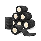 Selbsthaftende Bandagen, 8 Rollen x 7,5 cm x 4,5 m, elastische Bandagen,...