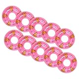 Abaodam 10 Stück Miniatur Schwimmringe Bunt Dekorative Kleiner Accessoires...