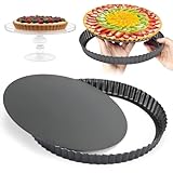 O-Kinee Tarteform, Quicheform, Köstlichen Obstkuchenform 22 cm, Backform...