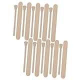 LRXIYODE 100 Stück Holzspatel Waxing Sticks Wachsentfernung Applikatoren...