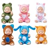 Babypuppen mit Tierkleidung, Mini-Babypuppen, 6 Stück, 4, 3 Zoll kleine...