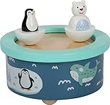 small foot Spieluhr Arktis aus Holz, Einschlafhilfe für Kinder ab 3...