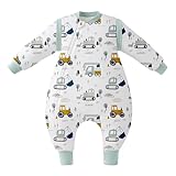 Unnivoll Schlafsack Baby Winter mit Füßen 2,5 Tog Baby Schlafsack mit...