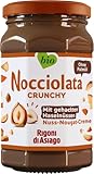 Rigoni di Asiago Nocciolata - Crunchy, 1x 250g, Haselnusscreme ohne...