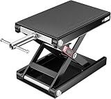 VIVOHOME Motorrad-Hebebühne Scherenwagenheber Stahl Breite Deck Heber...