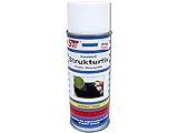 STC Strukturlack Spray grob 400 ml schwarz Kunststoff Strukturfix