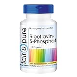 Fair & Pure® - Riboflavin-5-Phosphat - vegan - 120 Kapseln - aktives...