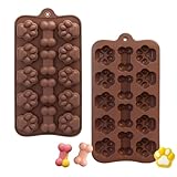 KIBBEH 2er Set Backmatte Hundekekse - Antihaftend Backmatte Hundekekse,für...