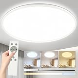 YIFMOO 40W LED Deckenleuchte Flach Dimmbar, Ø50CM Deckenlampe mit...